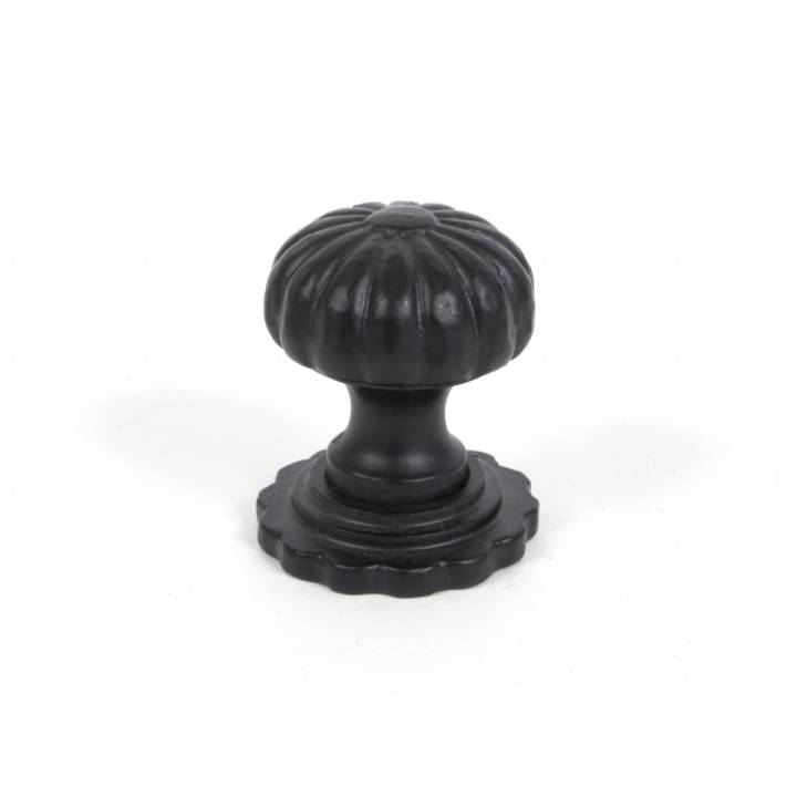 Black Cabinet Knob (with base) - Large