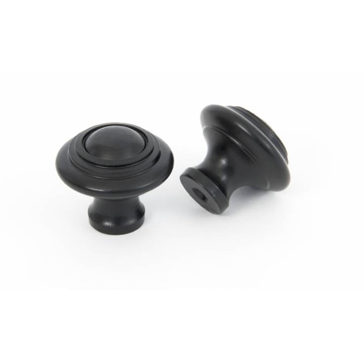 Black Cabinet Knob - Small