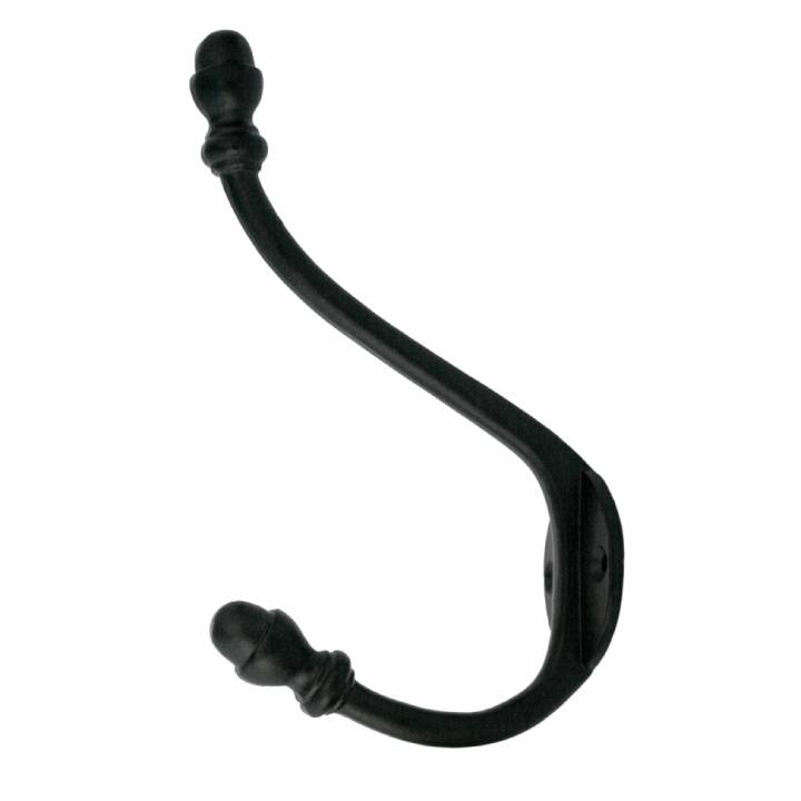 Black 6 1/2inch Hat & Coat Hook