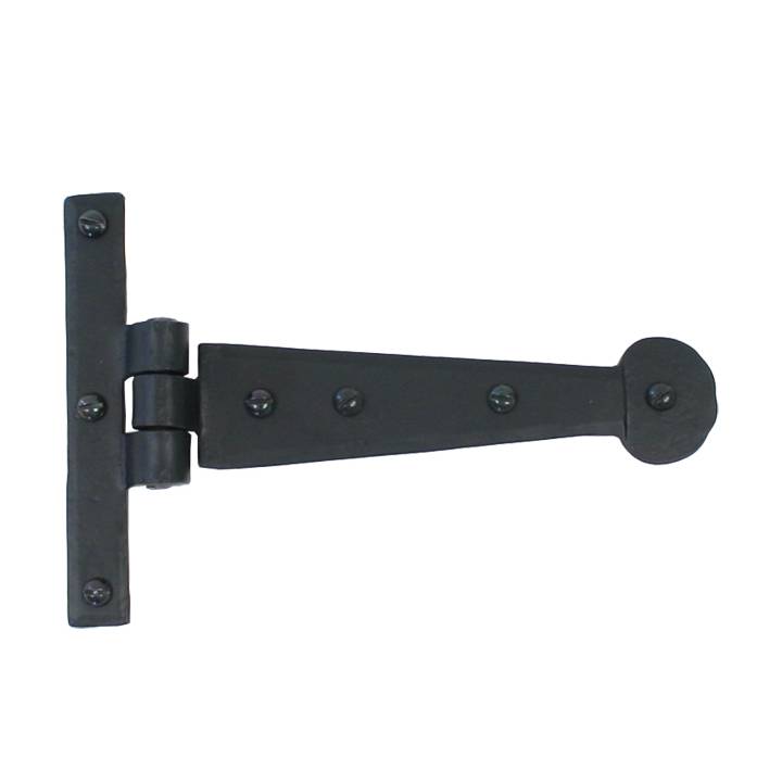 Black 6inch T Hinge (pair)