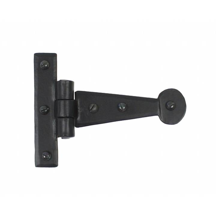 Black 4inch T Hinge (pair)