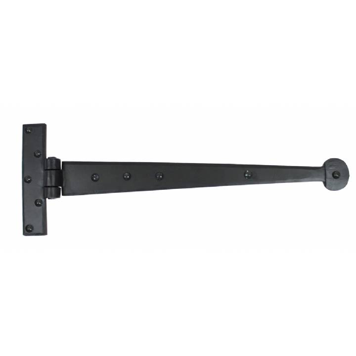 Black 15inch T Hinge (pair)