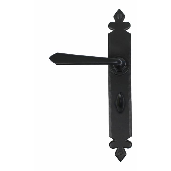 Black Cromwell Sprung Lever Bathroom Set