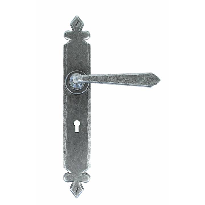 Pewter Cromwell Sprung Lever Lock Set