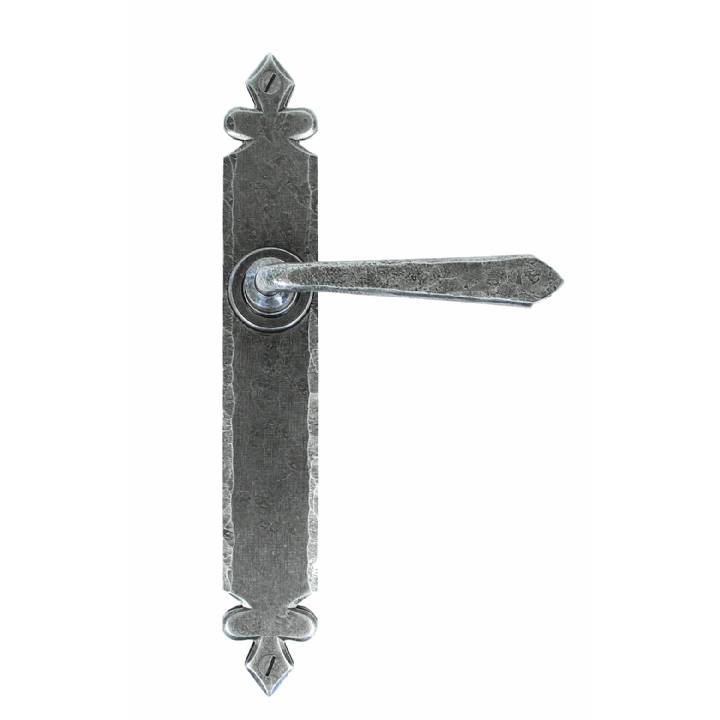 Pewter Cromwell Sprung Lever Latch Set