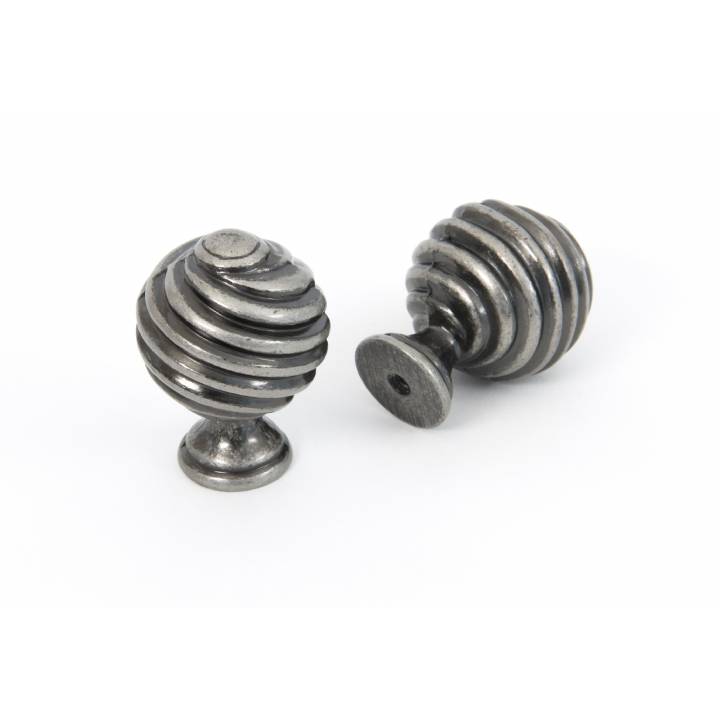 Pewter Patina Twist Knob