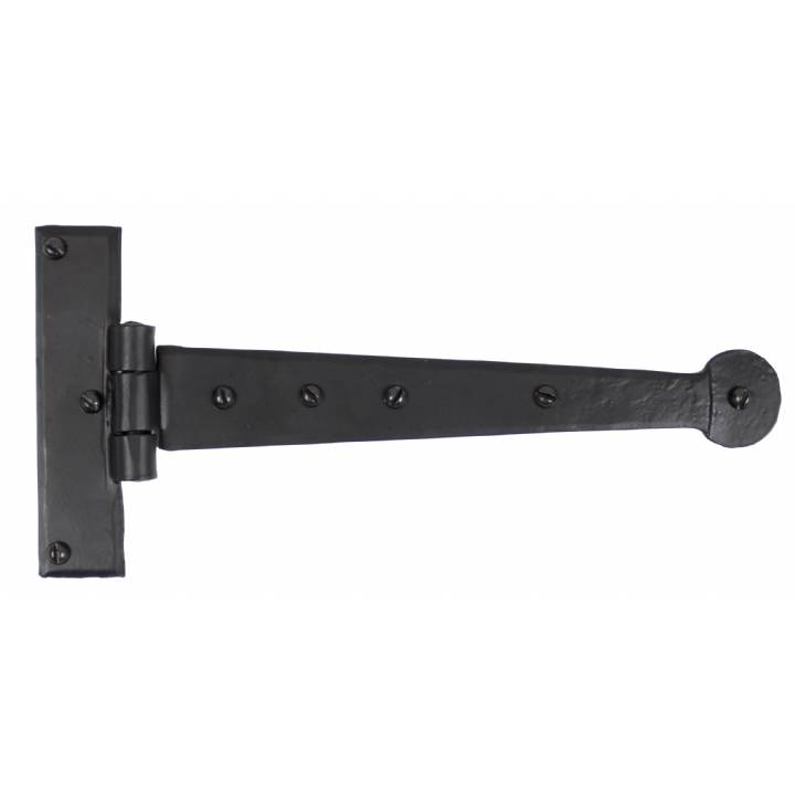 Black 9inch T Hinge (pair)