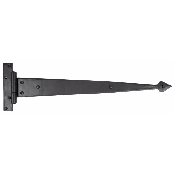 Black 18inch Arrow Head T Hinge (pair)