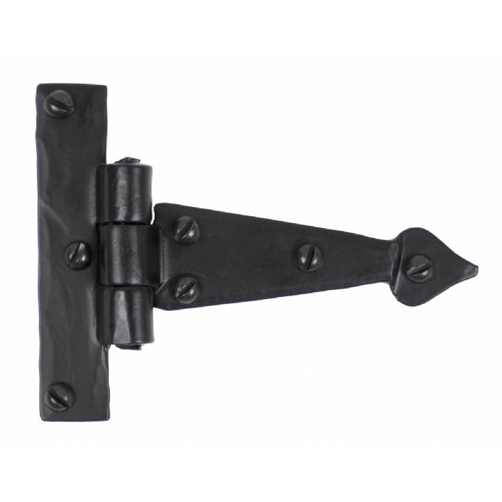 Black 4inch Arrow Head T Hinge (pair)