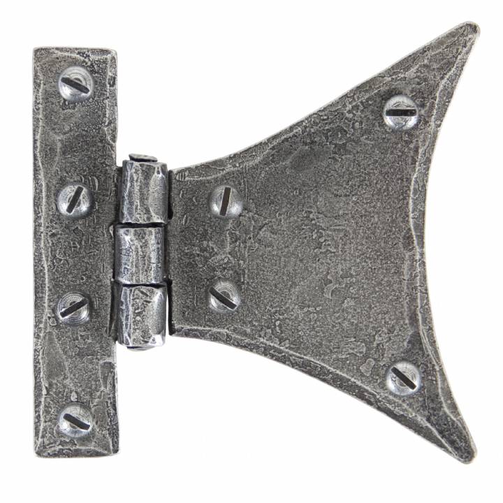 Pewter 3 1/4inch Half Butterfly Hinge (pair)