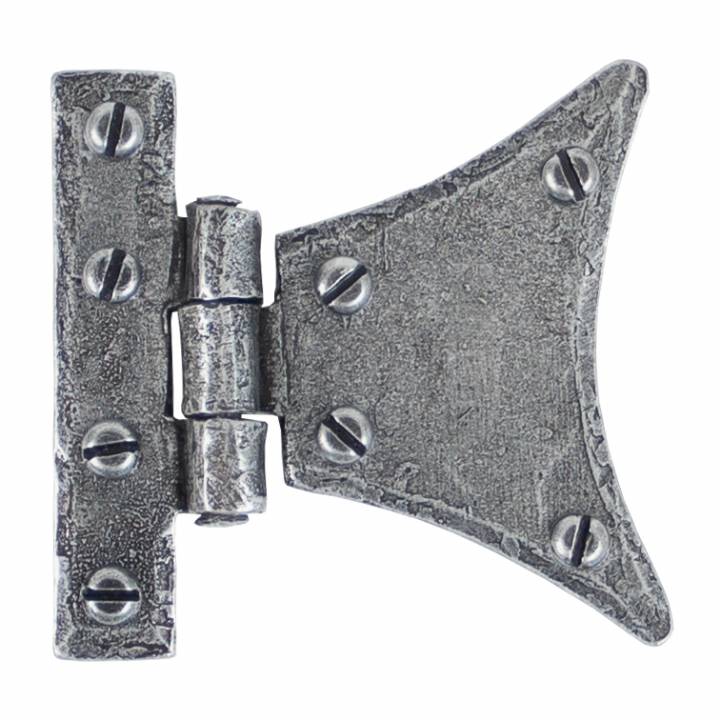 Pewter 2inch Half Butterfly Hinge (pair)