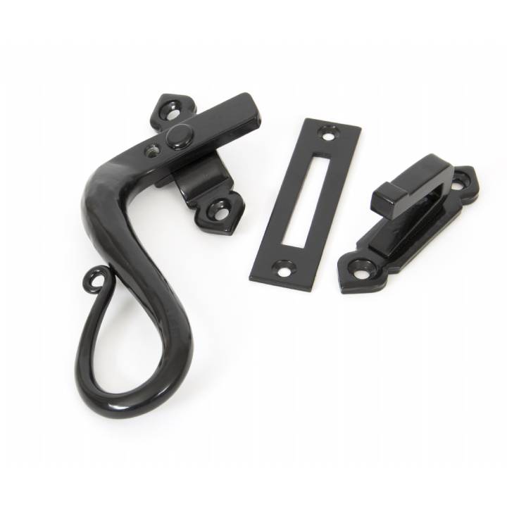 Black Locking Shepherdinchs Crook Fastener - LH