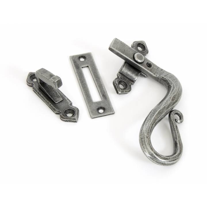 Pewter Shepherdinchs Crook Fastener RH - Locking