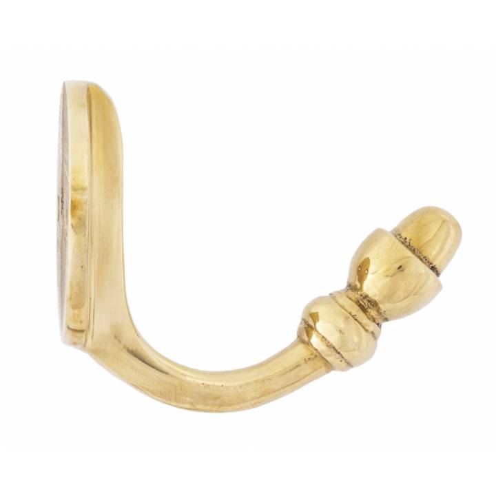 Polished Brass Coat Hook