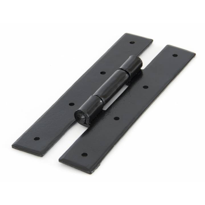 Black 7inch H Hinge (pair)