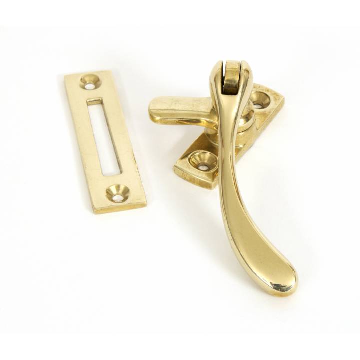 Polished Brass Peardrop Fastener