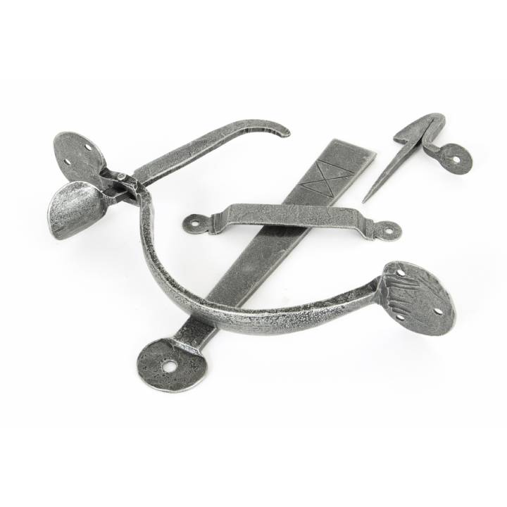 Pewter Heavy Bean Thumblatch