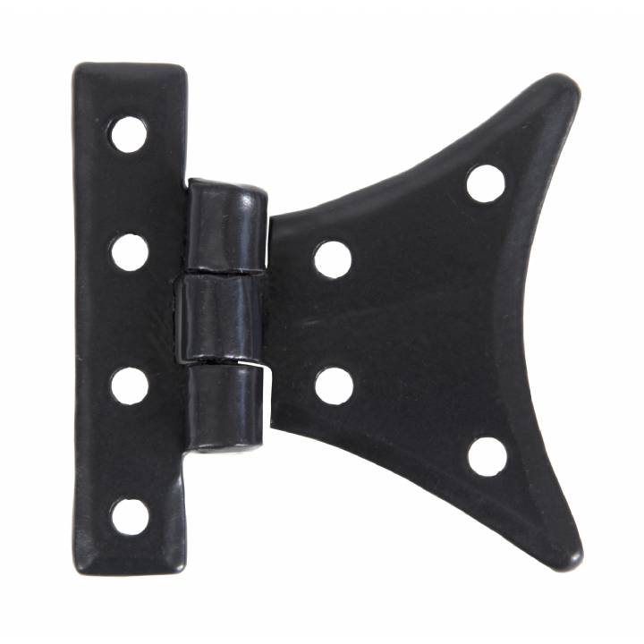 Black 2inch Half Butterfly Hinge (pair)