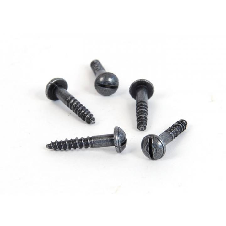 Pewter 6 x  3/4inch Round Head Screws (25)