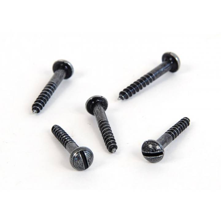 Pewter 6 x 1inch Round Head Screws (25)