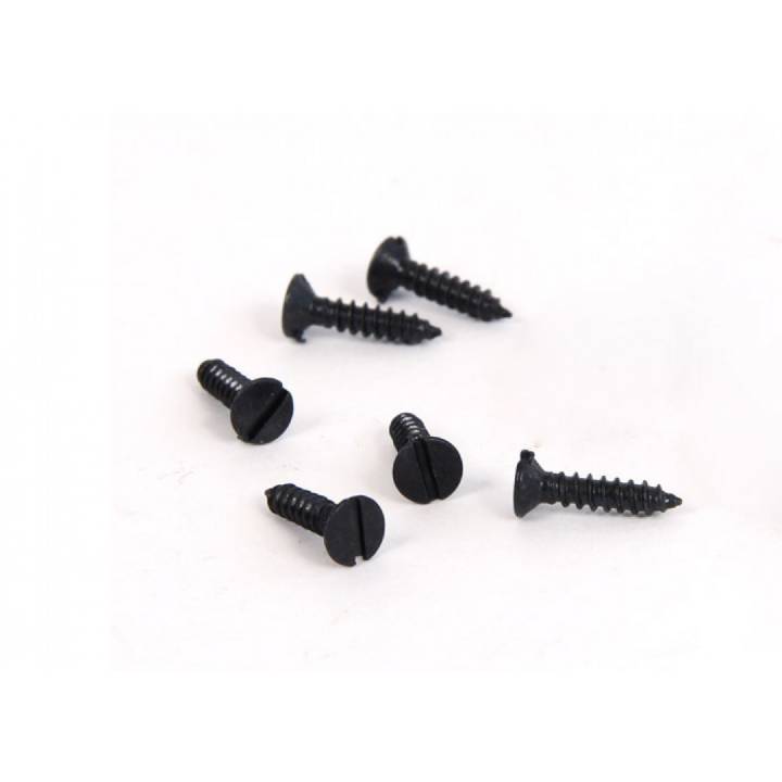 Black 6 x  3/4inch Countersunk Screws (25)