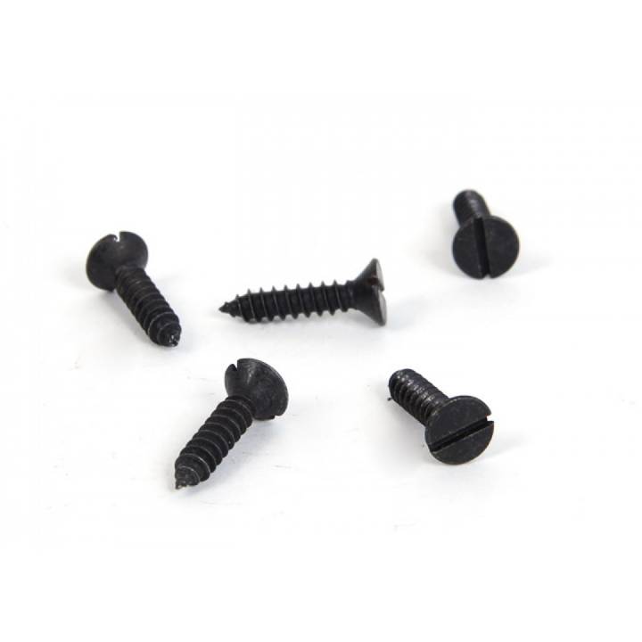 Black 8 x 1inch Countersunk Screws (25)