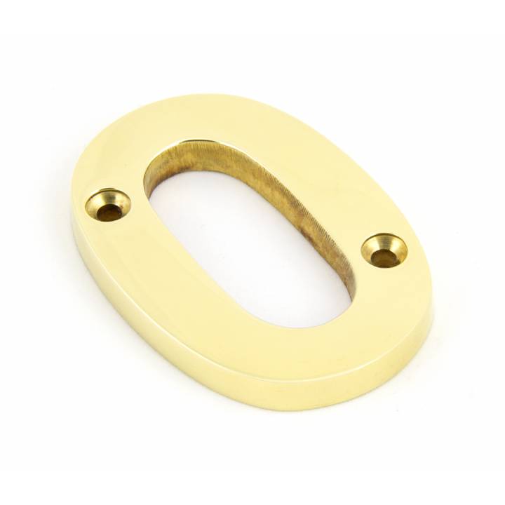 Polished Brass Numeral  0