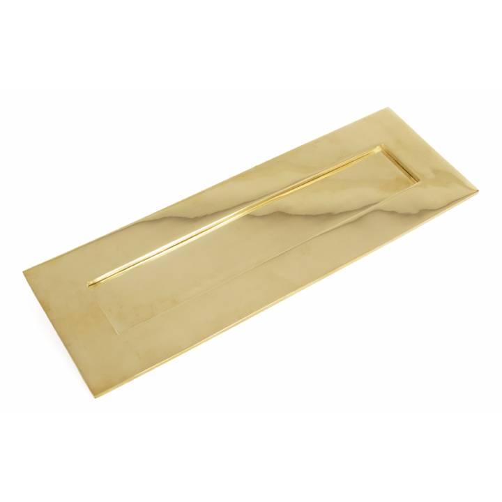 Polished Brass Letterplate - Large