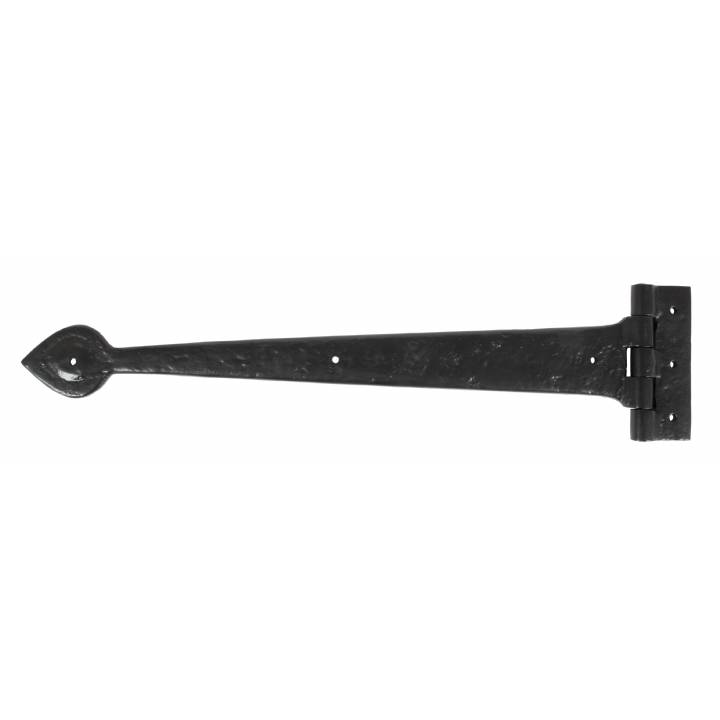 Antique T Hinge 18inch (pair) - Black