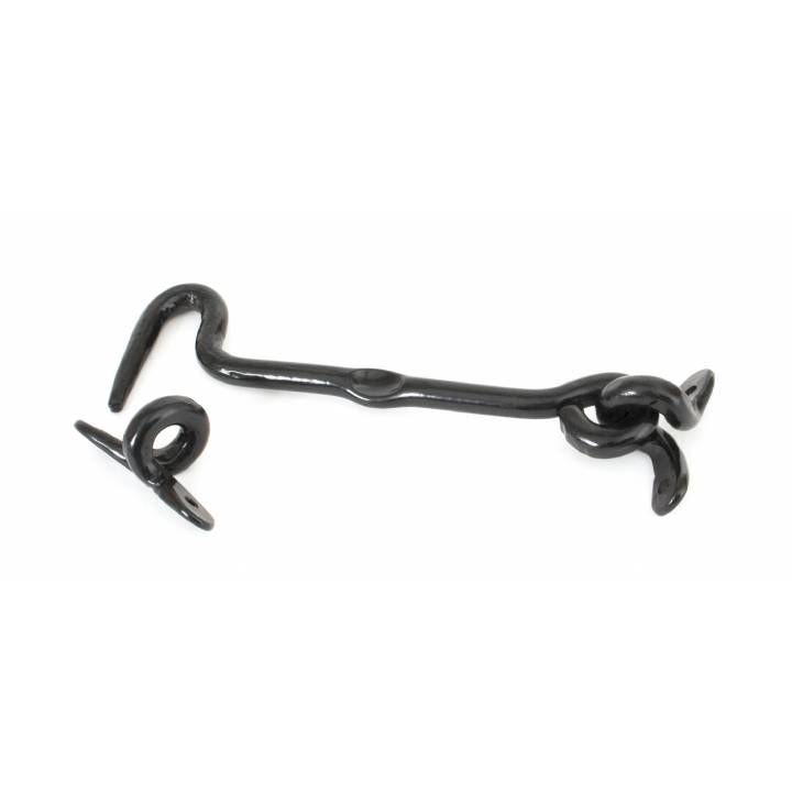 6inch Forged Cabin Hook - Black