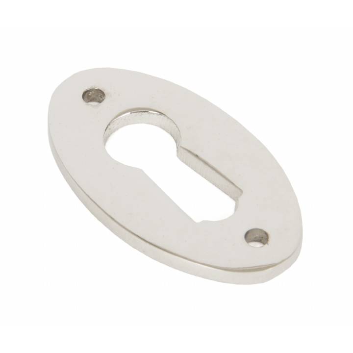 Polished Nickel Oval Escutcheon