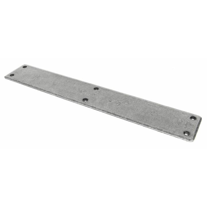 Pewter Plain Fingerplate