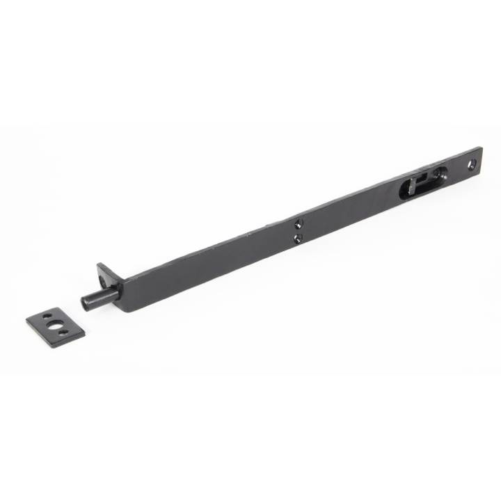 Black 12inch Flush/Slide Door Bolt