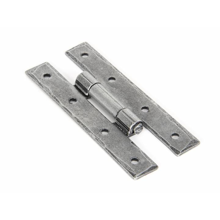 Pewter 3 1/4inch H Hinge (pair)