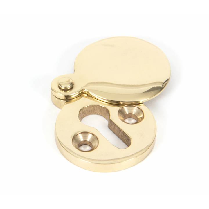 Polished Brass Round Escutcheon