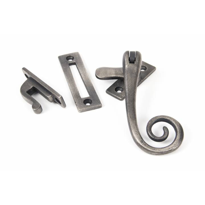 Antique Pewter Monkeytail Fastener