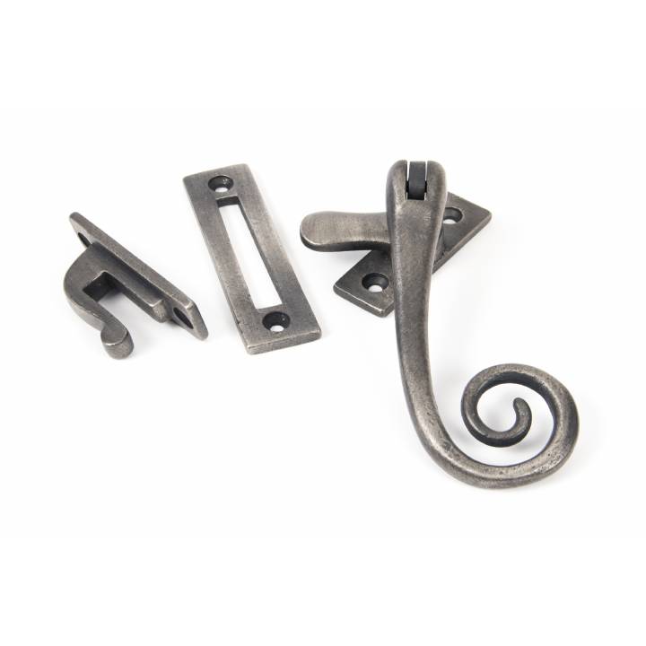 Antique Pewter Monkeytail Fastener