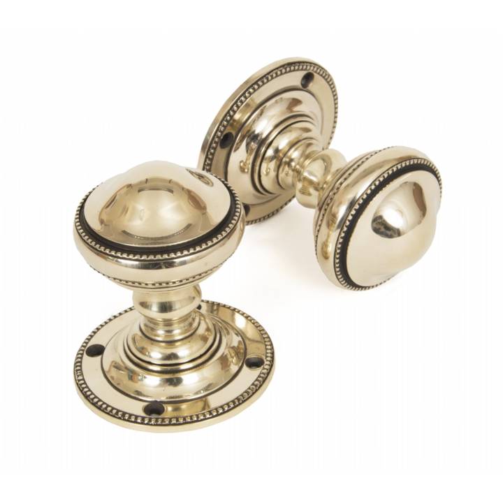 Aged Brass Brockworth Mortice Knob Set