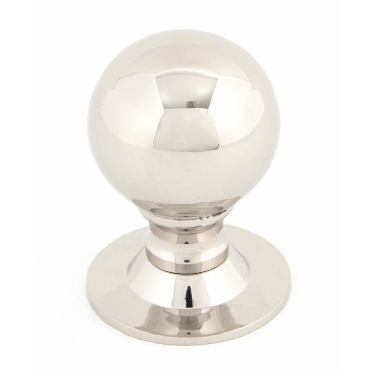 Polished Nickel Ball Cabinet Knob - Large