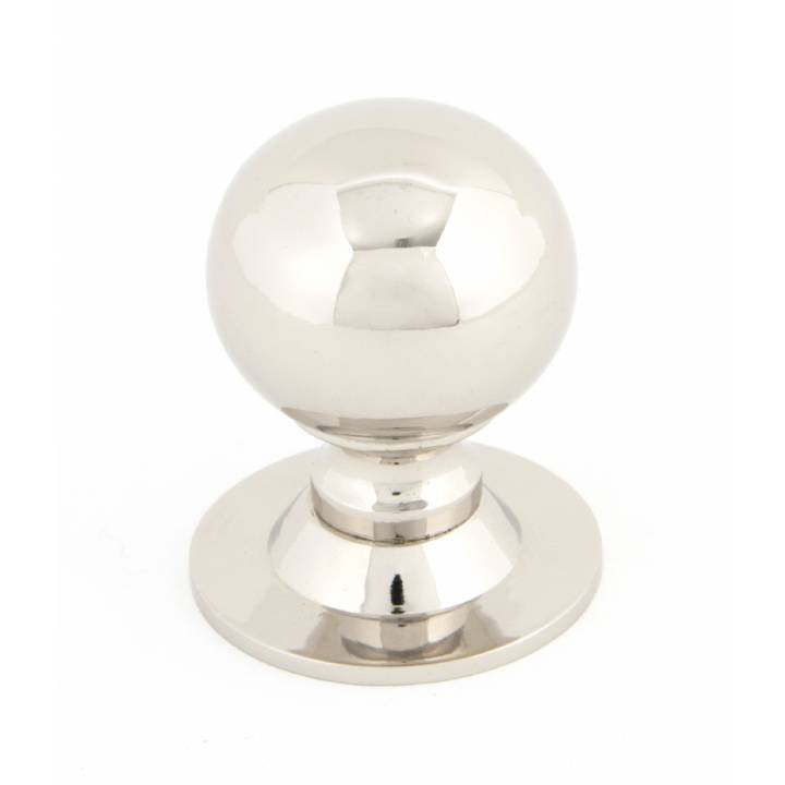 Polished Nickel Ball Cabinet Knob - Small