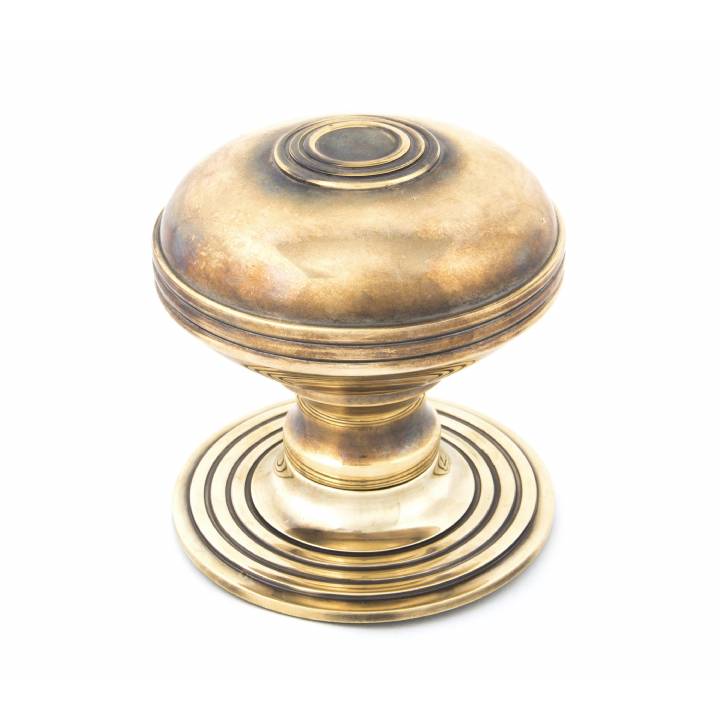 Aged Brass Prestbury Centre Door Knob