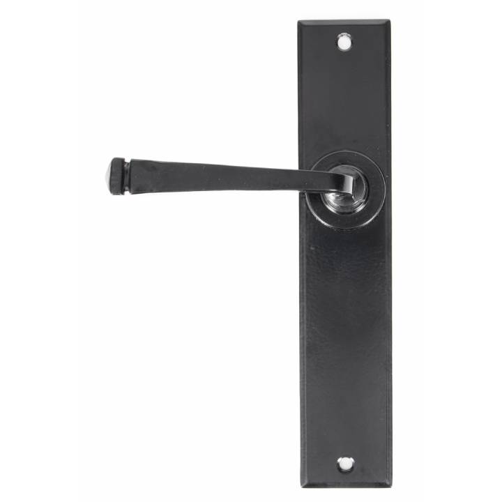 Black Large Avon Lever Latch Set