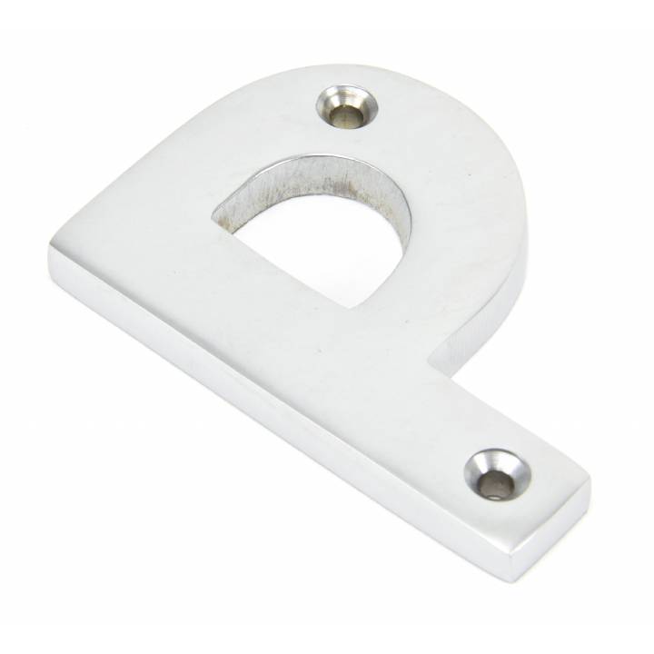 Satin Chrome Letter P