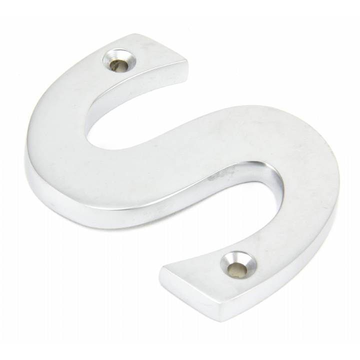 Satin Chrome Letter S