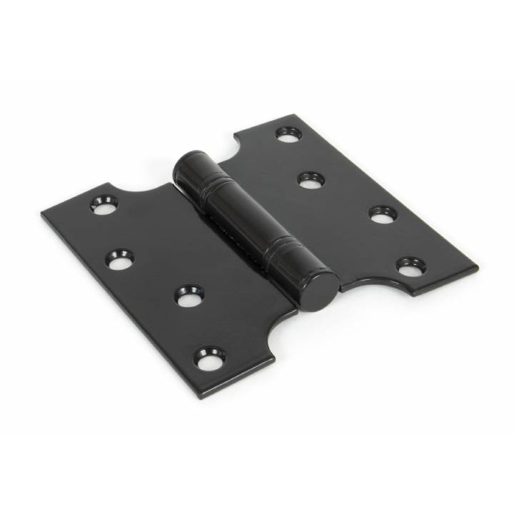 4inch x 2inch Ball Bearing Parliament Hinge SS (pair) - Black