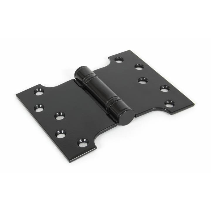 4inchx3inch Ball Bearing Parliament Hinge SS (pair) - Black