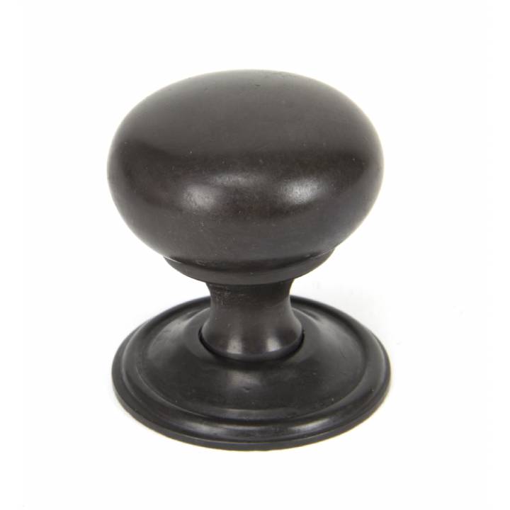 Aged Bronze Mushroom Cabinet Knob - Large