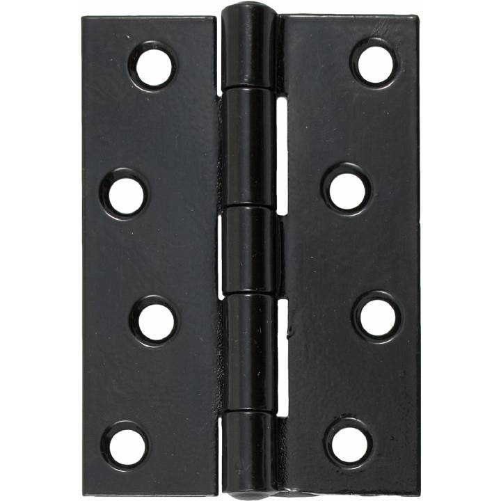 Black 4inch Heavy Duty Butt Hinge (pair)