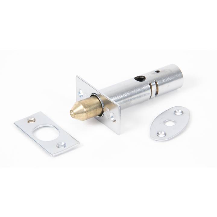 Satin Chrome Security Door Bolt