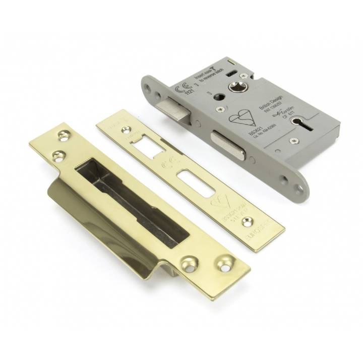 Heavy Duty Sashlock 64mm - PVD Brass